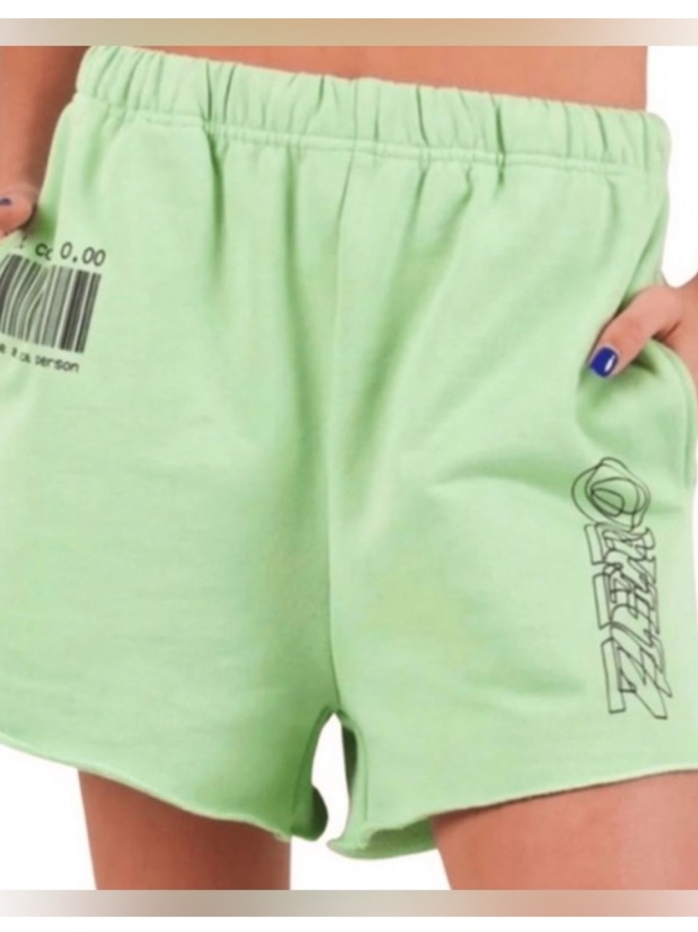 The Mayfair Group It Cost Zero Dollars To Be Nice Terry Sweat Shorts Size XS